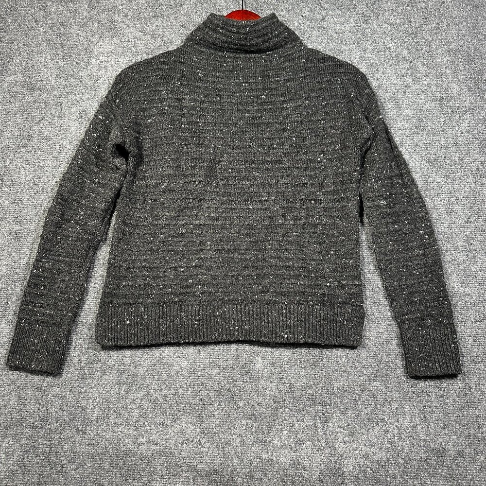Madewell Sweater Womens XXS Donagal Belmont Mockneck in Coziest Yarn Black